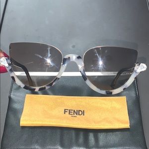 Fendi Blink Cat Eye Crystal sunglasses